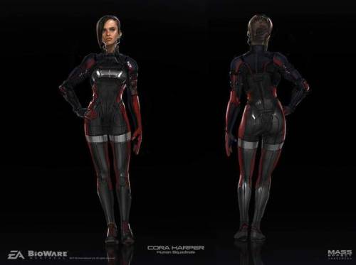 centipeetle: sunsteel:  lesbianquiet: These are the early concepts for Cora Harper. She was designed as a black woman but someone at bioware decided to turn her white and boring  are you fucking kidding me  THIS LITERALLY HAPPENED WITH ASHLEY TOO THEY