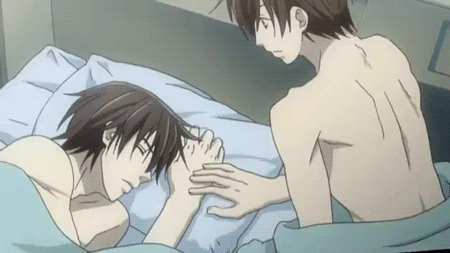 neonhermit:  Ritsu waking up beside Takano- I just find his entire set of reactions so adorable. 