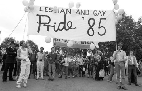 maireddog: On the 29th of June, 1985,  LGSM and Welsh miners striking in the 1984-5 national Miner’s