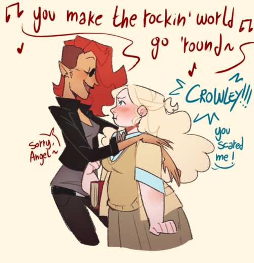 a-cumberbatch-of-cookies:unicornempire:shaddydraws:Ok,BUT- *inhales*: Ineffable wives???YES!OMGOMGOM