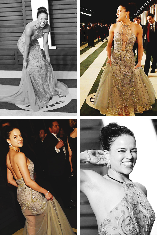 shonnia21: Michelle Rodriguez - “Vanity Fair Oscar Party” 2016