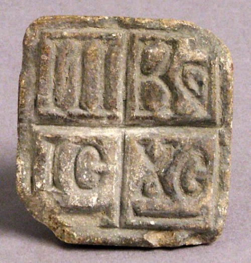 @shiningjasmin A ceramic Byzantine, bread stamp. 500-600 AD. Metropolitan Museum of Art.