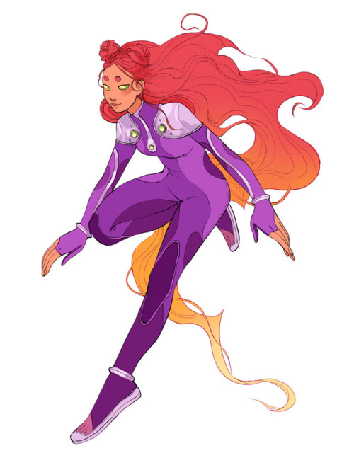 ofalldimensions: If you couldn’t get to Flame Con you can get a PDF of my Starfire zine now! Download it from gumroad here! It’s listed as Ũ+/pay what you want, which means you can just download it for free! It has all my redesigns so far & a