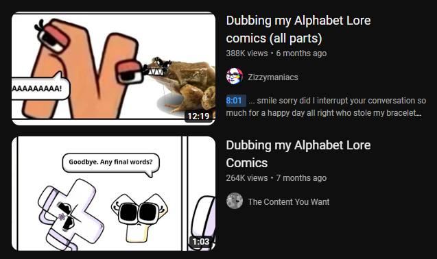 Alphabet lore meme - Comic Studio