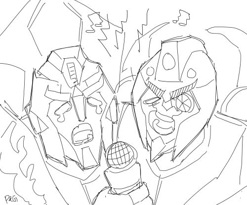 The rest of the world moved on except for these two. (They would totally belt Soundwave’s fav songs 