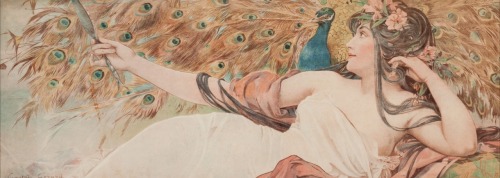 Art nouveau prints.c.1900. Art by Gaston Gérard.