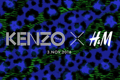 KENZO x H&M! Launching November 3, 2016