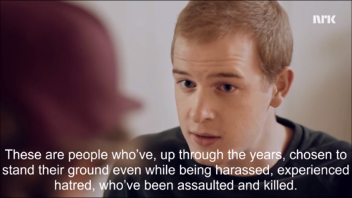 Internalized homophobia is toxic. [Scene from Skam, season 3, episode 5, from 16:30 to 22:00. To see