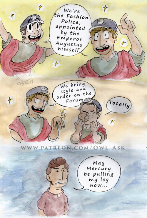 neroindadomus: Before Nero - Toga Fashion Police So Augustus set up a special task force, to check i