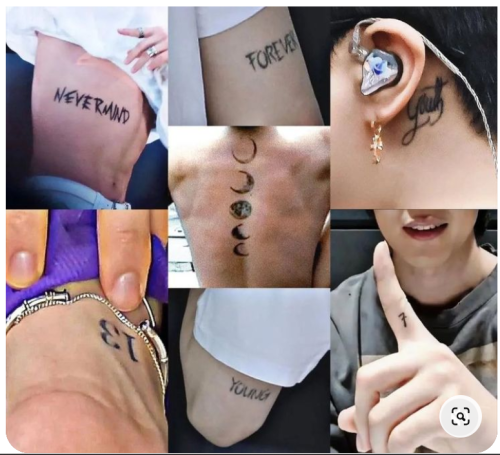 JIMIN'S TATTOOS