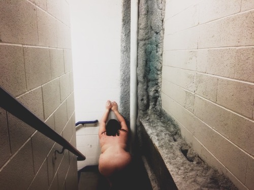 lingeringkisses:playing in a stairwell porn pictures
