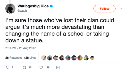 allthecanadianpolitics:More good discussion on Indigenous twitter about taking down racist statues o