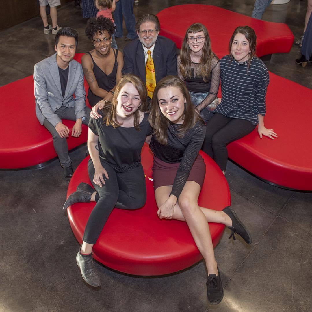 Congratulations to the 2016 winners of CIA’s Presidents Traveling Scholarships! 🎉👏🏼
Below President Grafton Nunes poses with Biomedical Art major Grace Gongaware, who won the First Agnes Gund Traveling Award; Graphic Design and Photography major Hien...