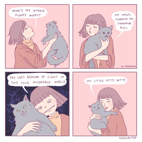 sadgirlpop:  cat person 