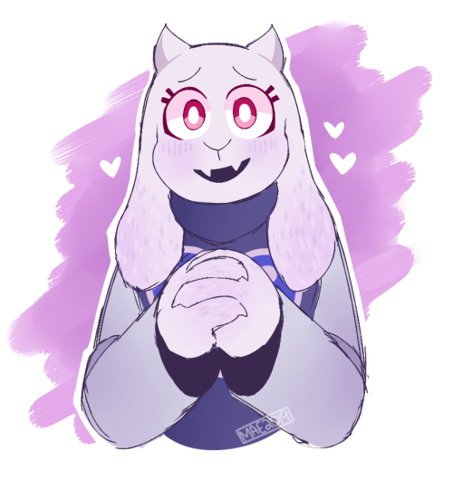 iconicgf: a toriel drawing for @undertalegorls !!! ^.^ i haven’t drawn toriel in a while so i 