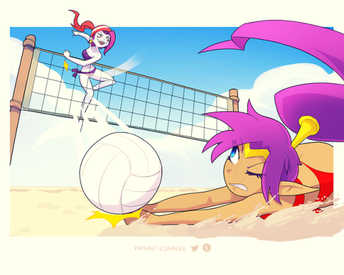 Summer Volleyball!! twitter.com/PrismaticDragee