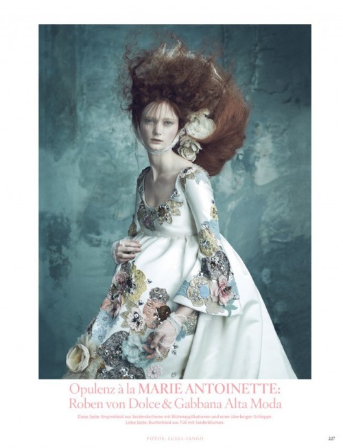 Dolce &amp; Gabbana Alta Moda by Daniele &amp; Luigi + Iango for Vogue Germany, April 2014 