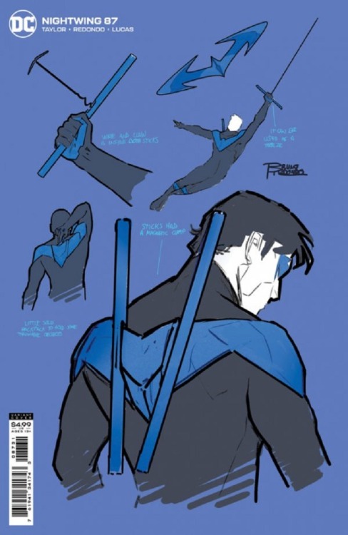 NIGHTWING #87 Written by TOM TAYLOR Art and Cover by BRUNO REDONDO (LEFT) Variant Cover by JAMAL CAM