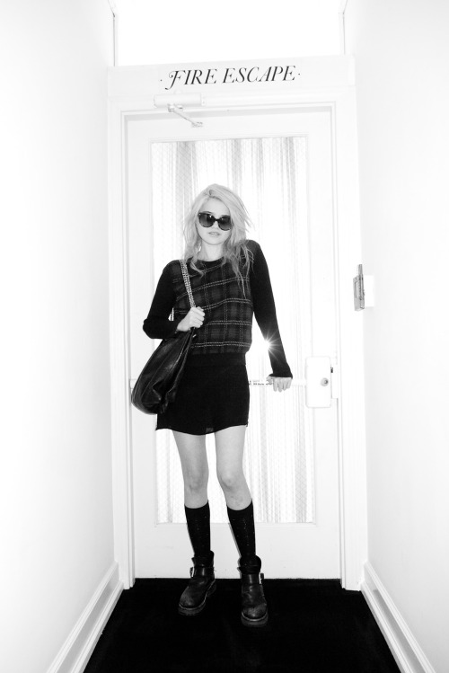 terrysdiary:  Sky Ferreira at the Chateau Marmont #1