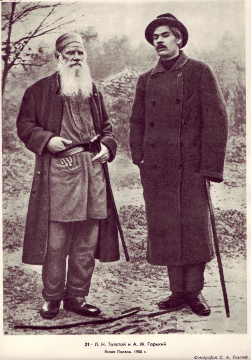 gorky, tolstoy