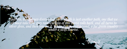 yilluuni:There is still hope. The Lord of the Rings + hope.