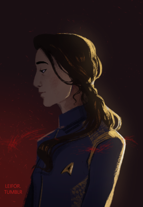 leifor:doodling my favourite discovery lady with my favourite brush