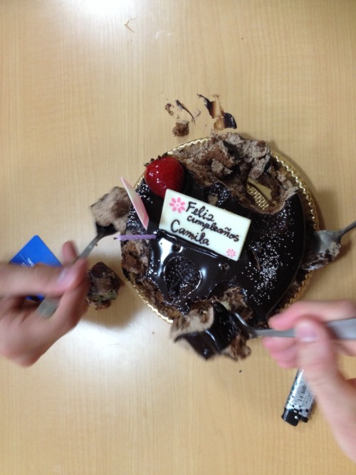 So yesterday was my new friend Camila&rsquo;s birthday! So we got her a cake from a nice Japanes
