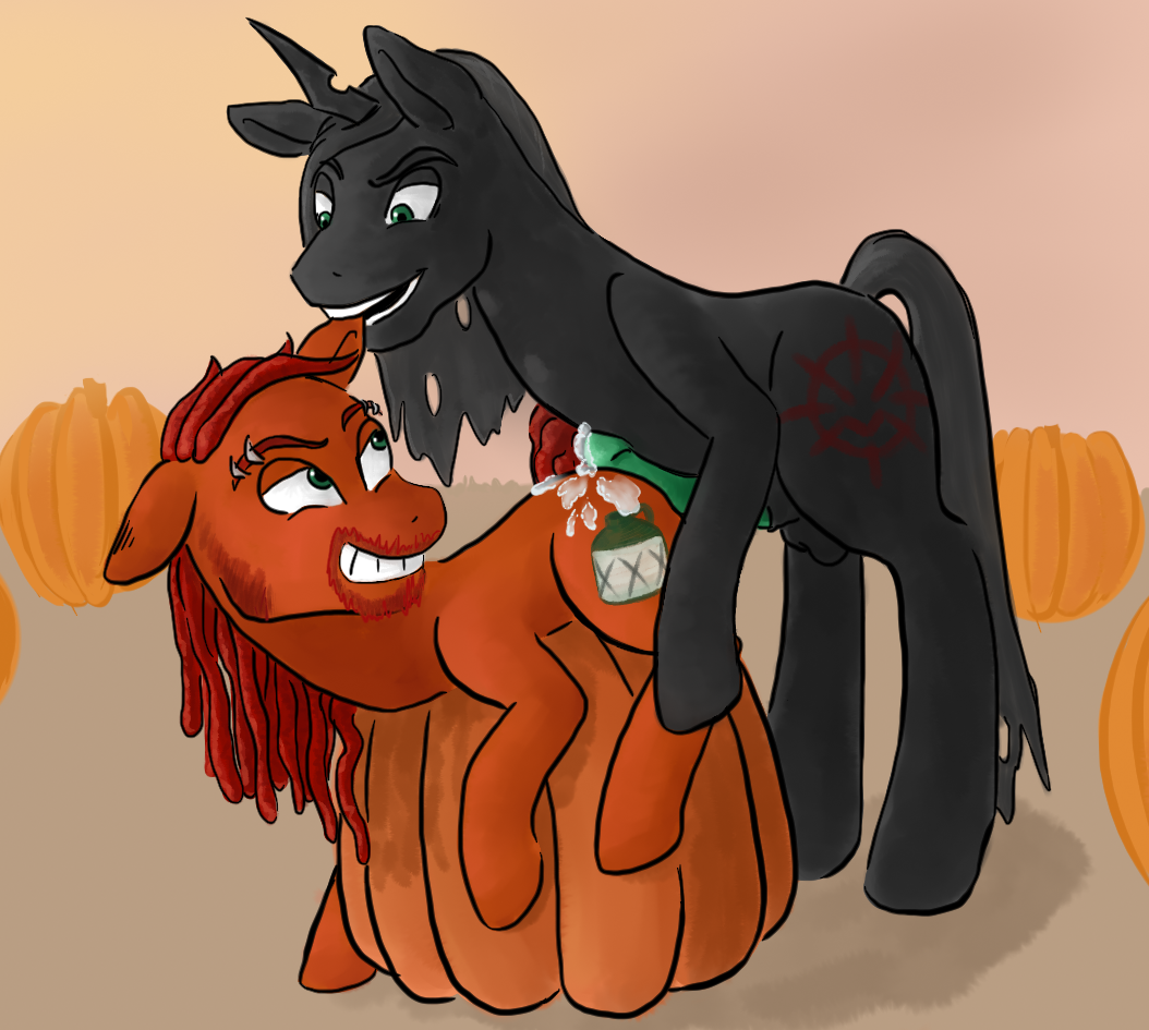 charliebadtouch:  More background ponies, doing the gay things, because of reasons.
