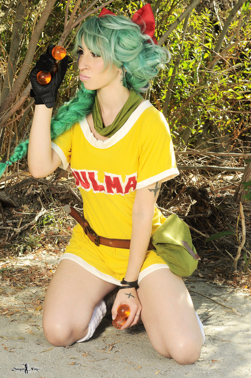 dangerninja:  Danger Ninja / Vivid Vivka / Morgan Panter hair and makeup Throwback Thursday to that time Vivka and I drove way out of LA to shoot her as Bulma from Dragon Ball Z for Cosplay Deviants. 