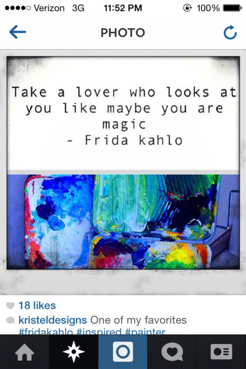 Misattribution in wonky font with oil painting definitely not by Frida Kahlo. (martyoutloud.c