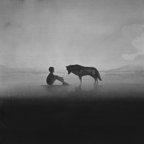 itscolossal:  Dreamy Black and White Watercolors by Artist Elicia Edijanto  Beautiful.