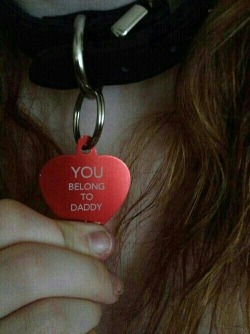 daddysdirtyblonde:  daddyspdxprincess:  littlesubmissive90:  jackals-vixen:  I need this…..when I earn it   Yep I do :)  Someday  *grins* oh Daddy look!  gibby666 