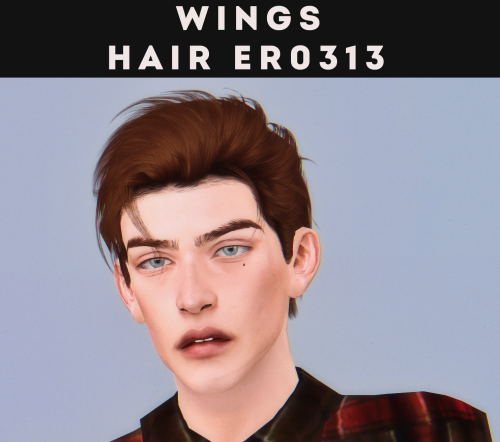 rollo-rolls: Wings Hair ER0313 (Slicked Back Hairstyle):polycount: 22,5kno tips colorcustom thumbnai