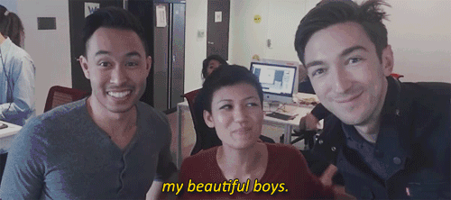 smokestained:  jen and her beautiful boys.