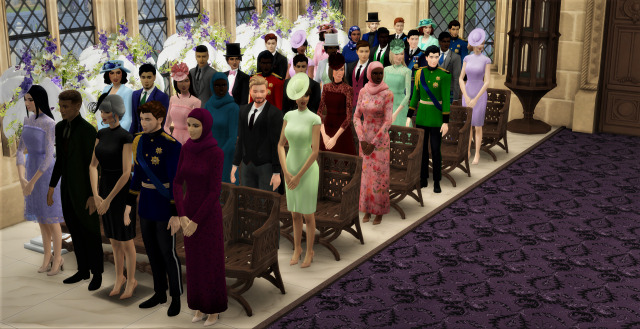 The Royal Family of Trenton: Morning Dress Deco Sims