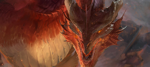 mighty-dragons:Red Dragon by  Rudy Siswanto Smaugs’ final form!