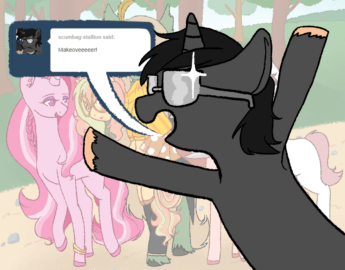 askscribblesstyal:  Askers: twistedgravekeeper, askmissinsane, nepetas-guard, askneonflight, scumbag-stallion