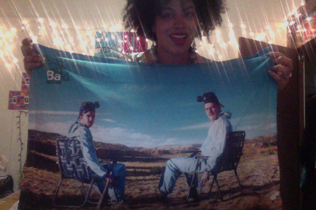 lisaspliffson:  My Breaking Bad pillow finally came through :D