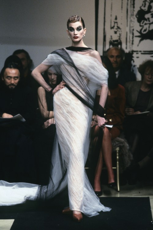 Jean Paul Gaultier Spring 1997 Haute Couture (Yohji Yamamoto in the front row!)