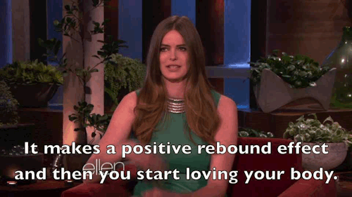 10000steps:  ellendegeneres:  Robin Lawley is an amazing woman.  say it until you believe it. it does work.
