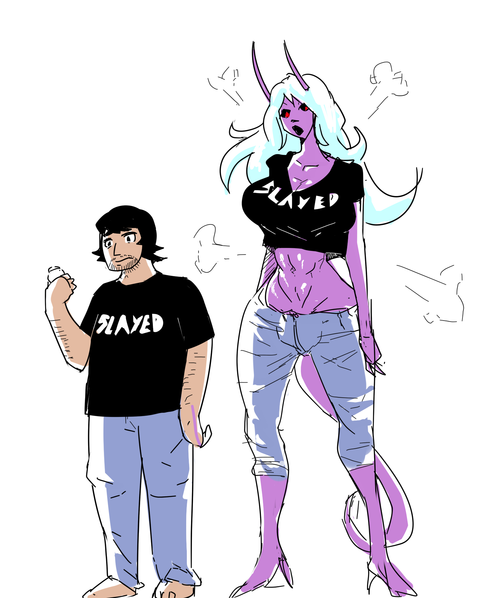 lemonfontart:Some old Slayed Pics that may or not have made their way onto the art