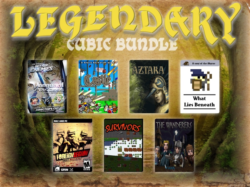 Legendary Cubic Bundle is here!
Legendary Cubic Bundle is LIVE with 7 amazing games for only 1$ BUY NOW