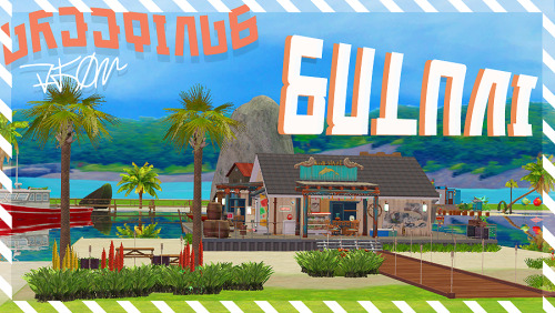 vixsims:Sulani Fish Shack | Exteriors Greetings from Sulani! Here’s a lot I recreated from ts4 for m