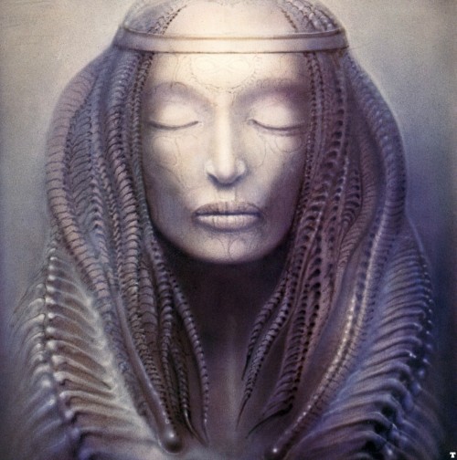 70sscifiart:  HR Giger’s cover and interior artwork for the 1973 album Brain Salad Surgery, by Emerson, Lake and Palmer, 1973. The original artworks were stolen in 2005.  