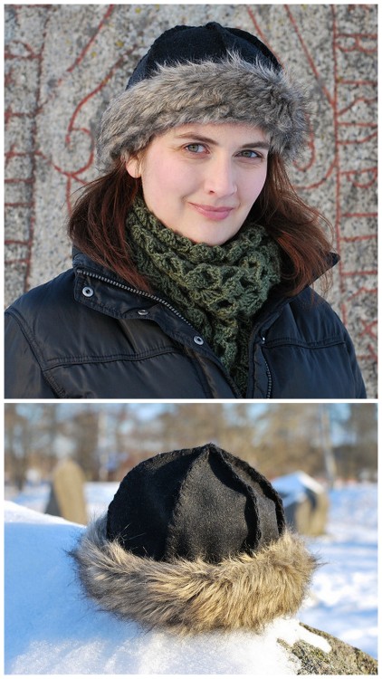 DIY Easy Hand Sewn Wool Hat Tutorial and Template from Rags to Couture. This hat is made out of 6 tr