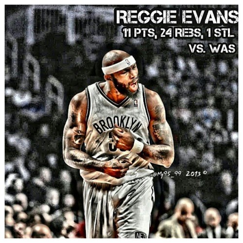 #ReggieEvans #BrooklynNets #NBA #Basketball #NetsNation #ReboundMachine