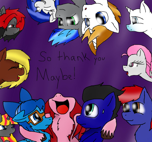 ask-rosey-pie:  Thank you guys soooo much for following me!! (OMG I’M SO SORRY FOR NOT PUTTING THE PEOPLE WHO I DIDN’T PUT IN THERE! ;A; I WAS RUNNING OUT OF SPACE! I’M ALSO SORRY FOR THE PEOPLE WHO SUBMITTED ME THERE OC’S/REFS!! ;A; I WAS RUNNING