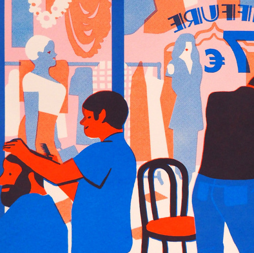 illustration ( crop) for “Night and Day and Night” collective exhibition at slow galerie