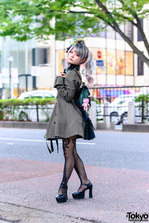 tokyo-fashion:English-speaking Japanese gothic and lolita street style personality Sana Seine in Har