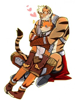 Johnny-And-Stuff-Deactivated201:  Tiger Hug❤ - By Bearlovestiger13 